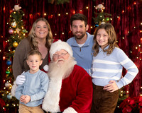 Tuemler Family with Santa 2025