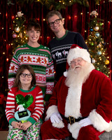 Phenice Family with Santa 2025