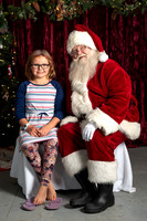 The Heringer Family With Santa 2018